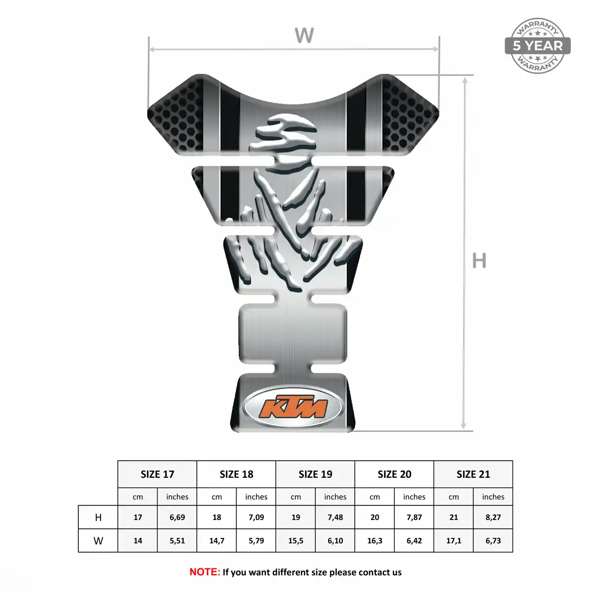 KTM Tank Guard Pad Motorcycle Prime Quality