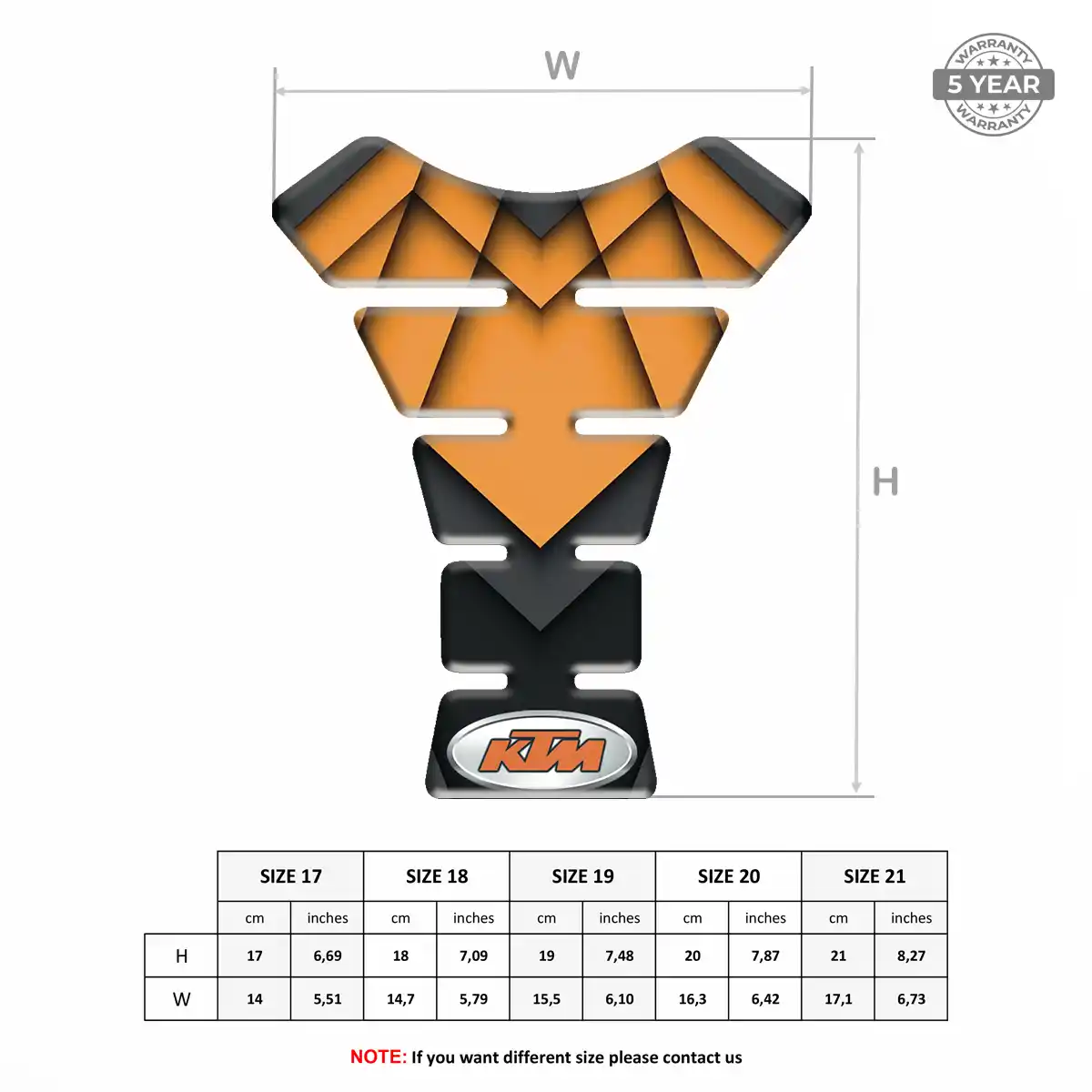 KTM Tank Guard Pad Superior Craft