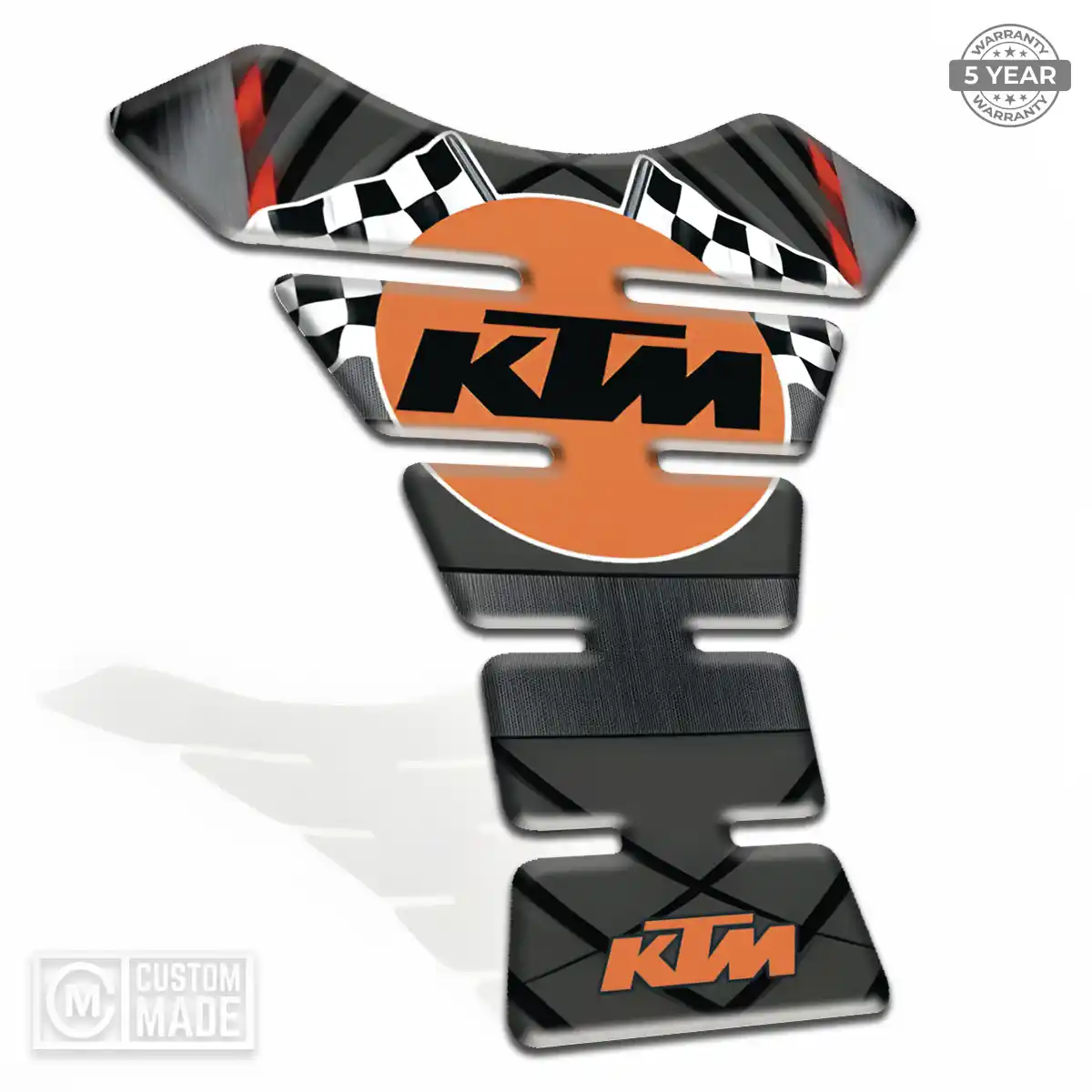 KTM Tank Guard Pads Elite Finish