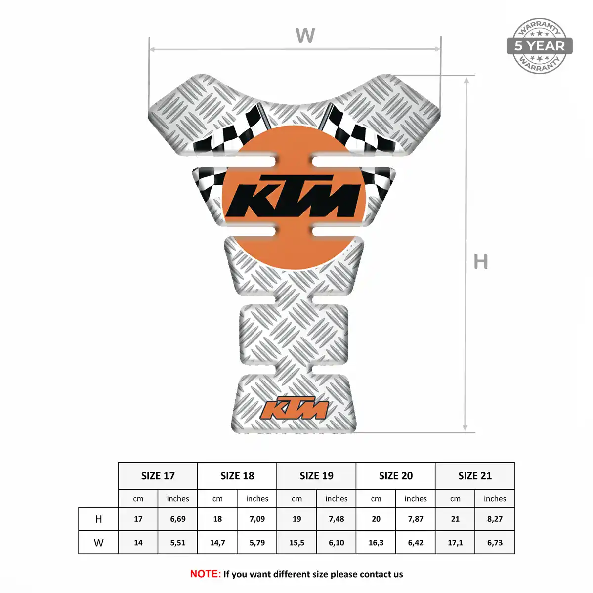 KTM Tank Guard Pads Motorcycle Prime Quality