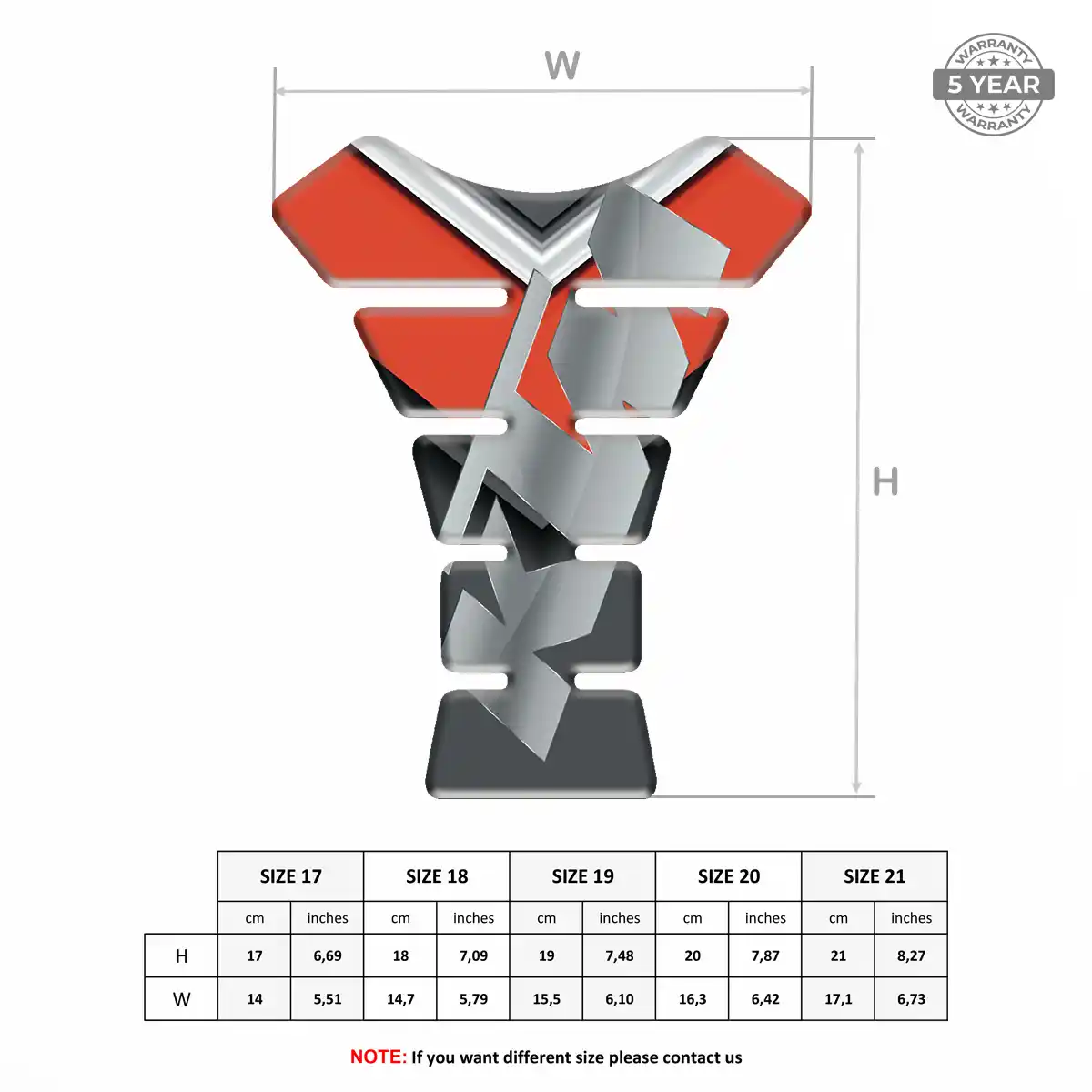 KTM Tank Guard Pads Motorcycle Signature Grade