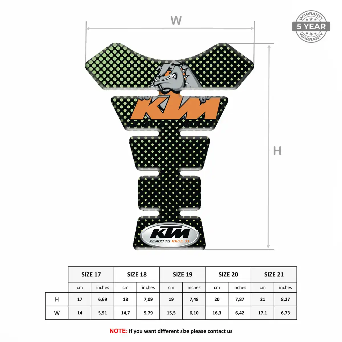 KTM Tank Guard Pads Prime Quality