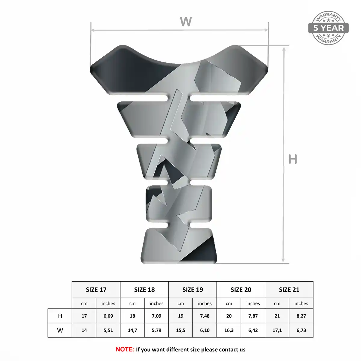 KTM Tank Guard Protector Motorcycle Prestige Line