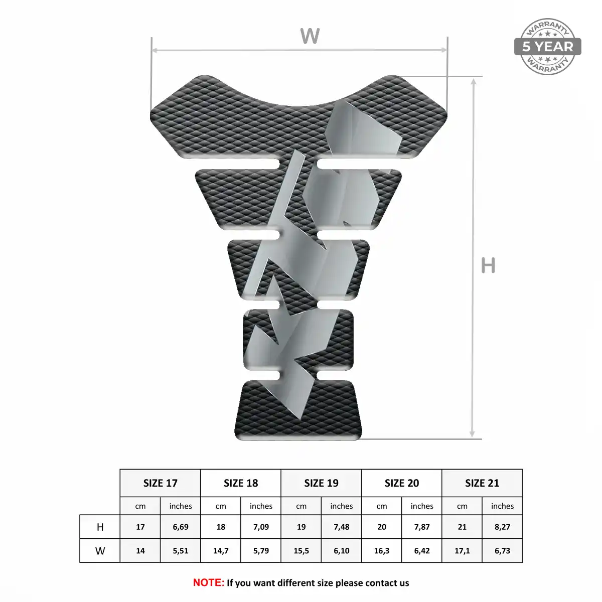 KTM Tank Guard Protector Motorcycle Signature Grade