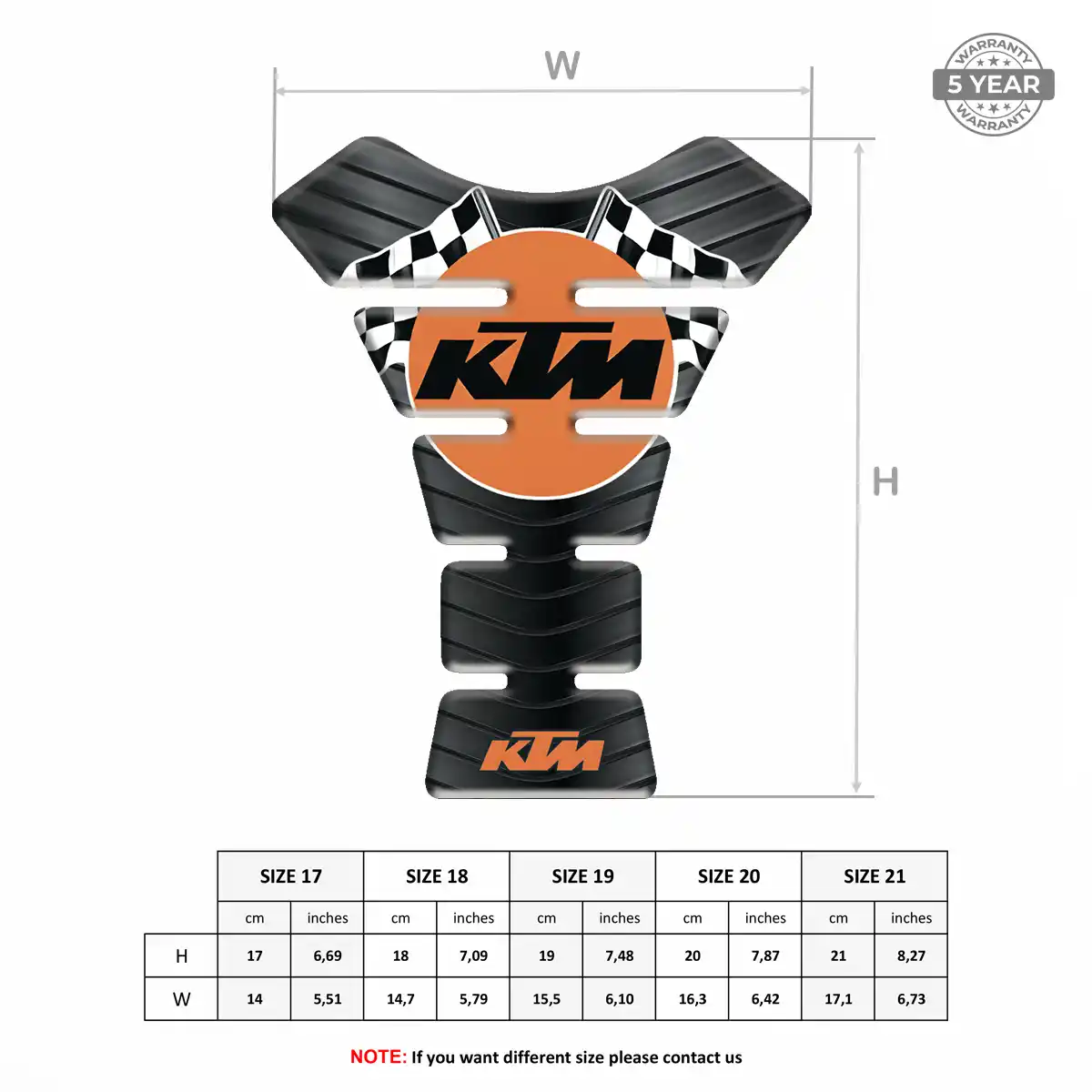 KTM Tank Guard Protector Prime Quality