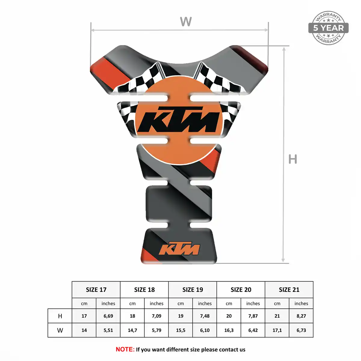 KTM Tank Guard Signature Grade