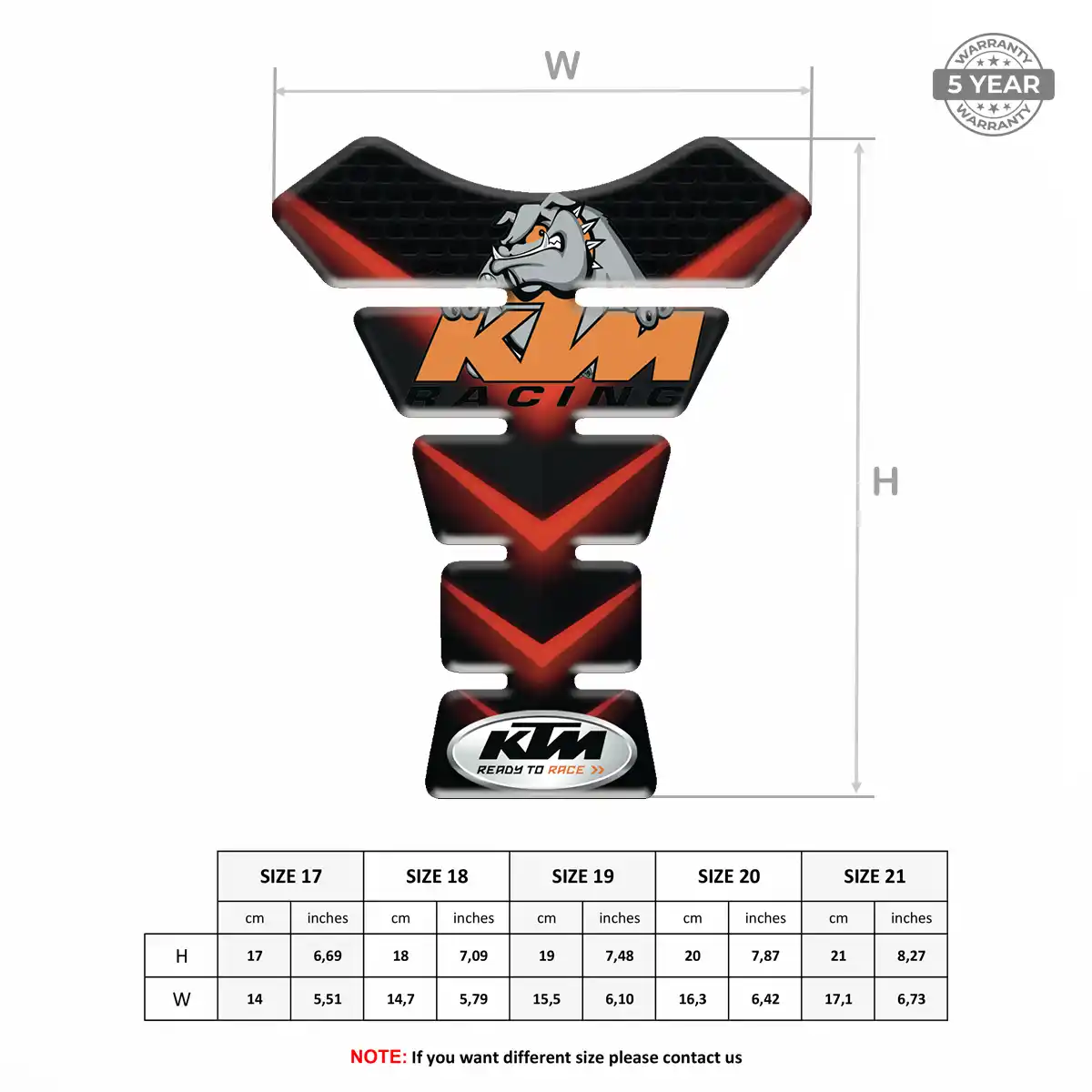 KTM Tank Guards Motorbike Elite Finish