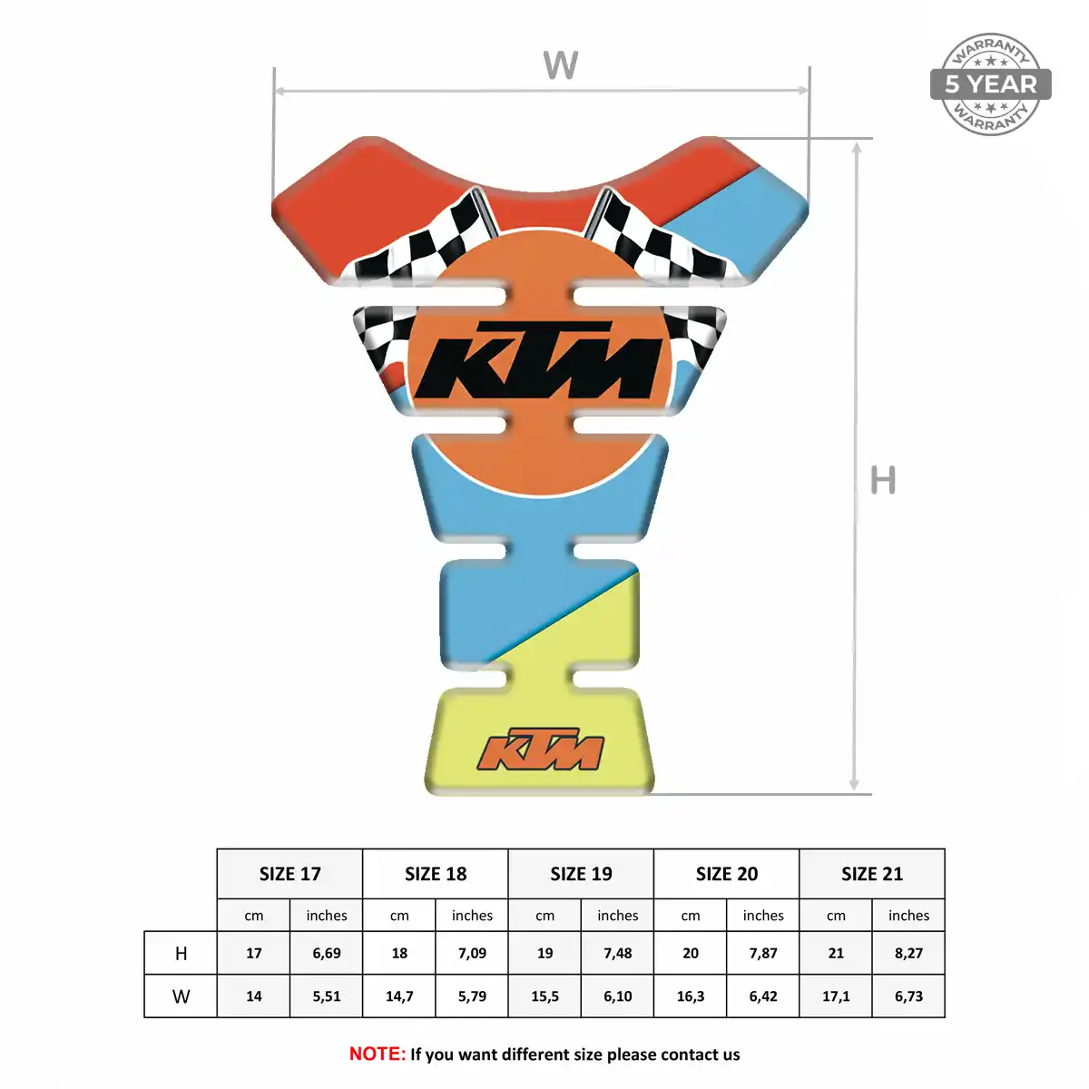 KTM Tank Guards Motorbike Prestige Line
