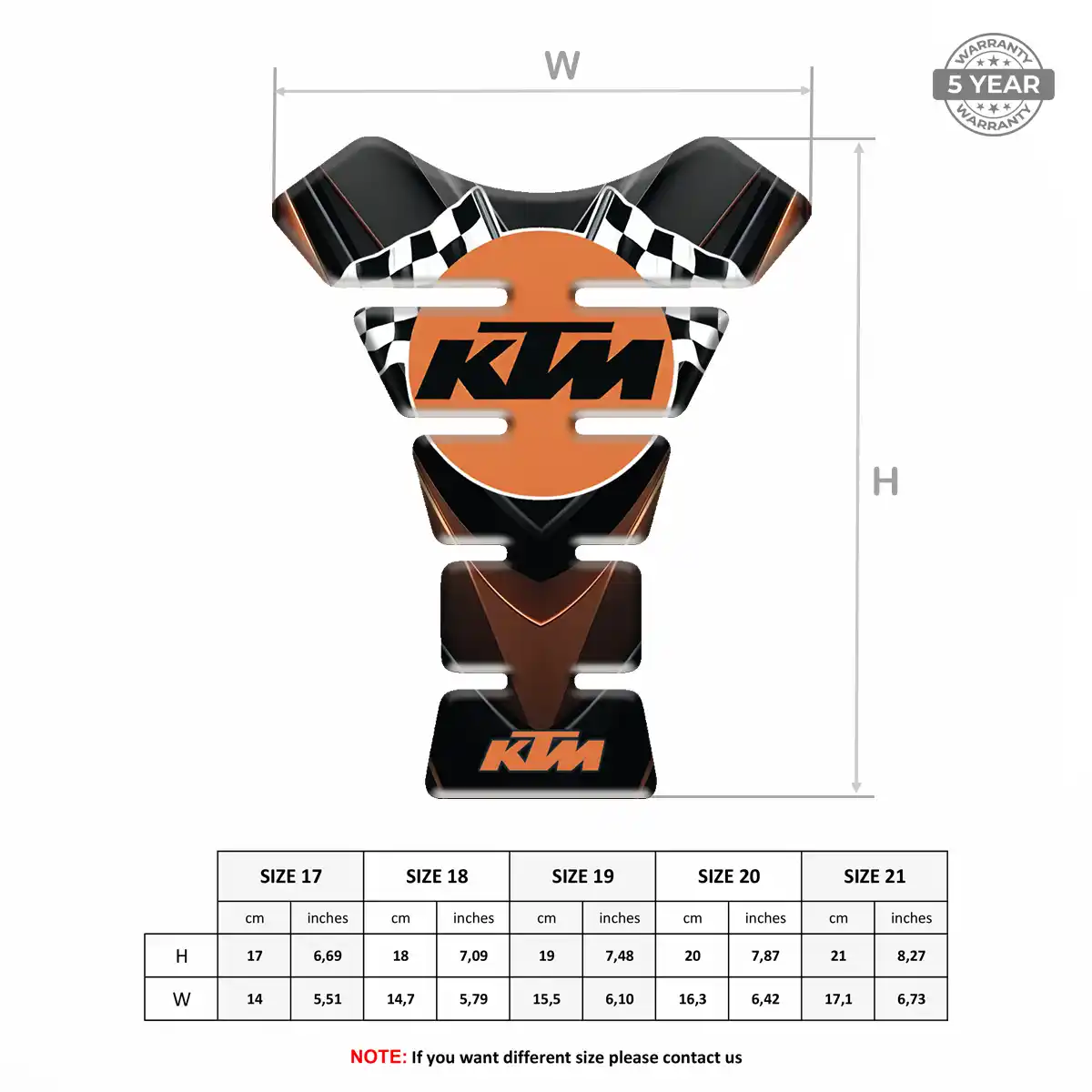 KTM Tank Guards Motorcycle Prestige Line