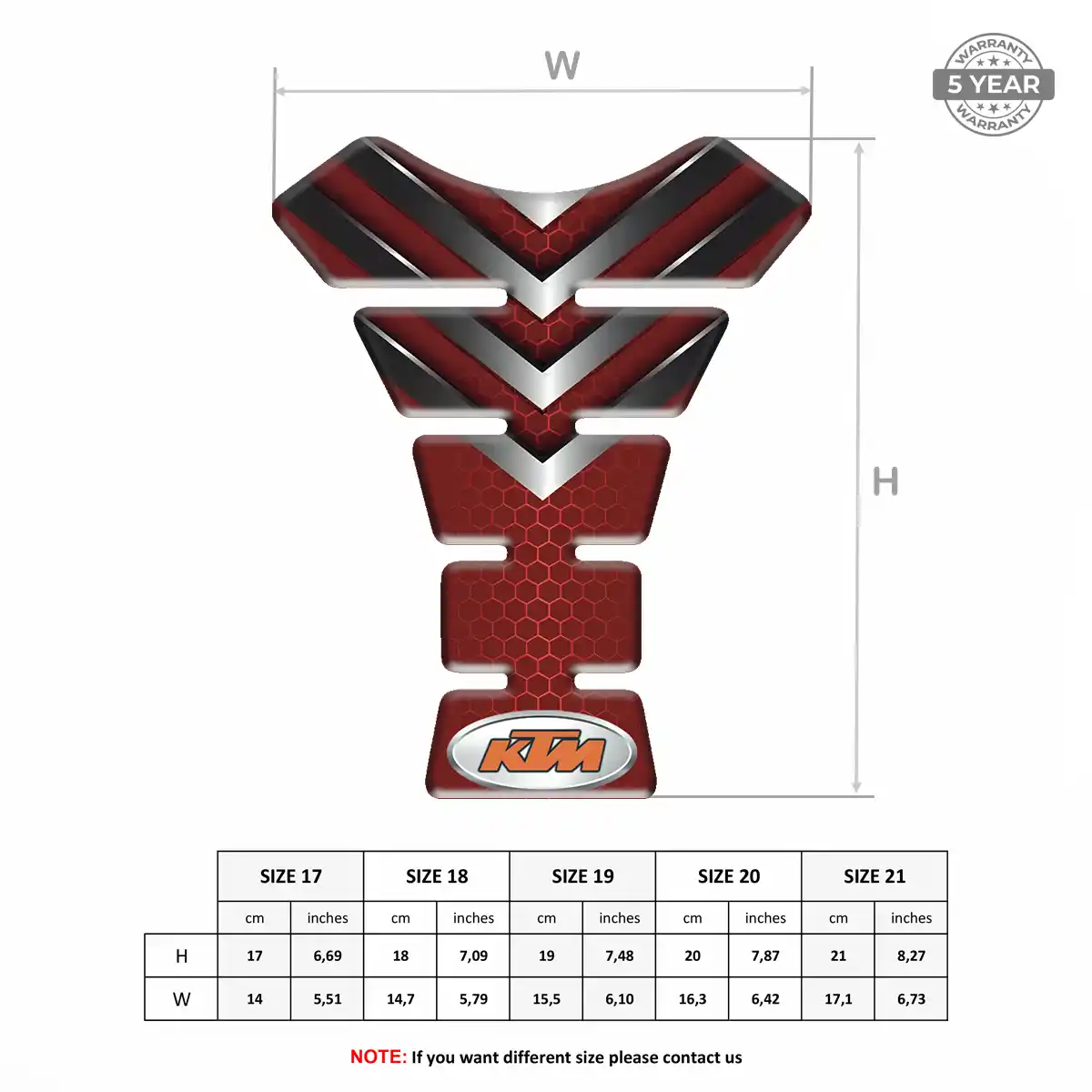 KTM Tank Guards Signature Grade