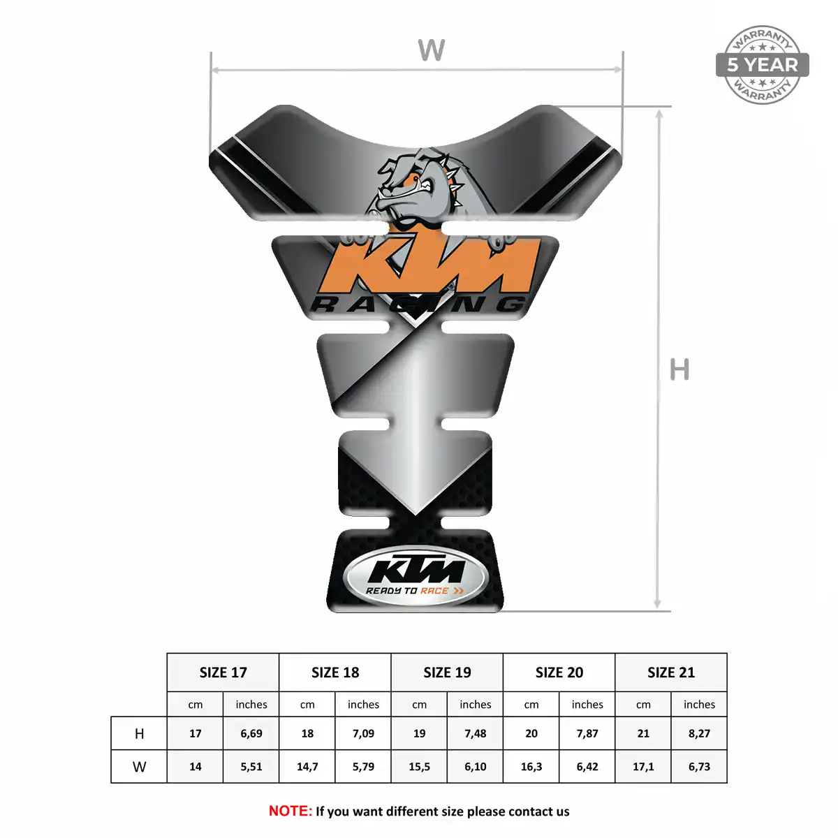 KTM Tank Guards Sleek Style