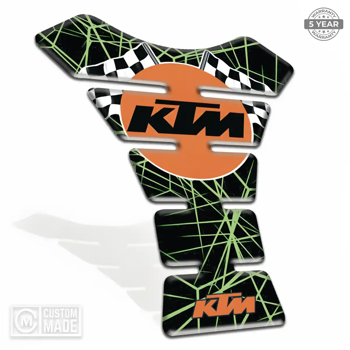 KTM Tank Knee Pad Elite Finish