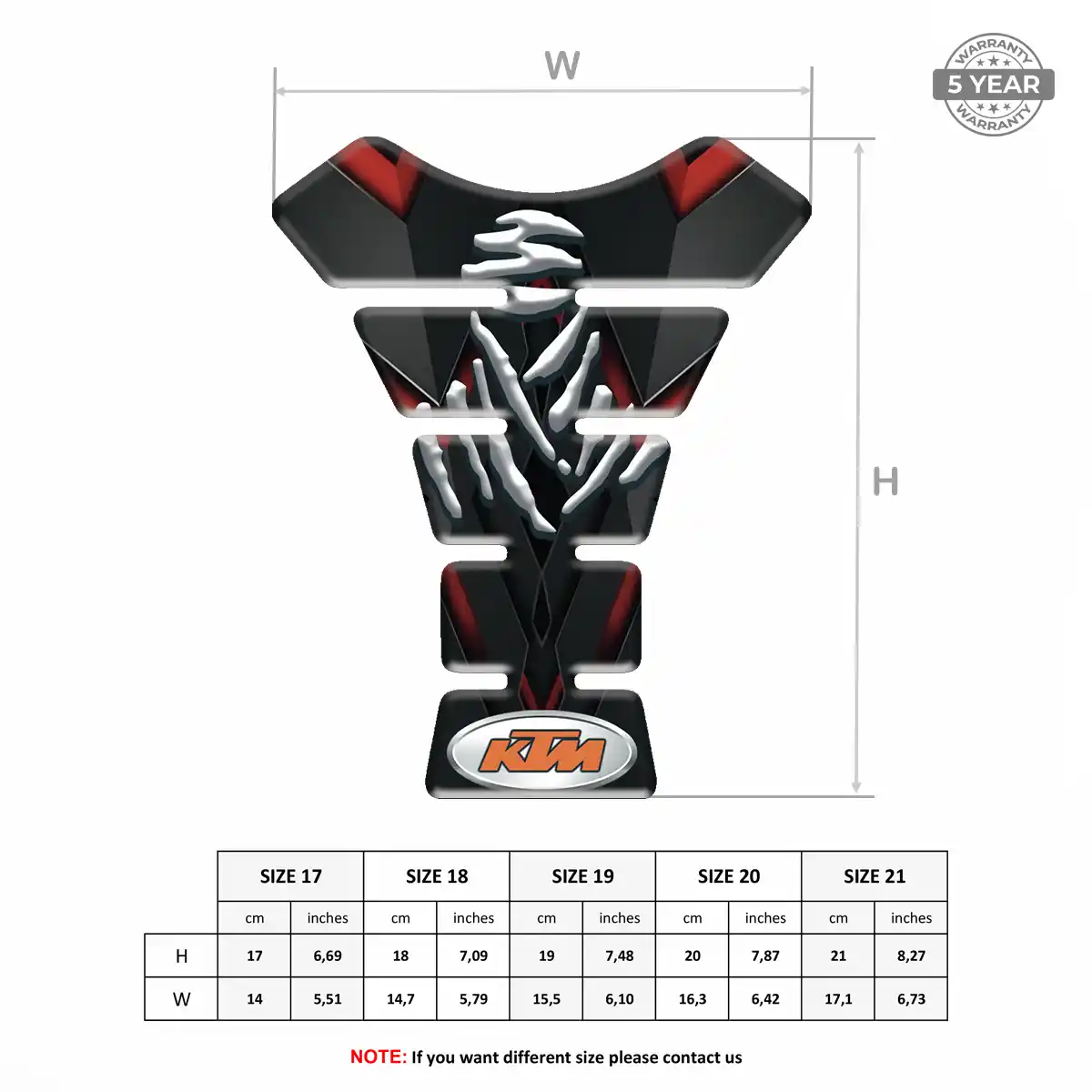 KTM Tank Knee Pad Prestige Line
