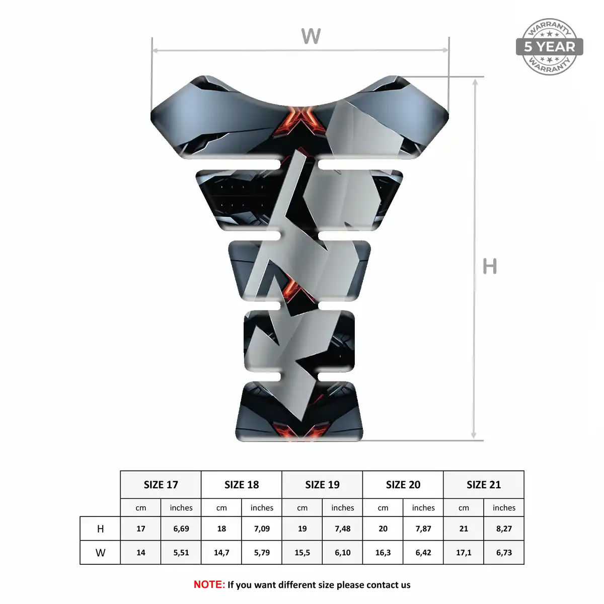 KTM Tank Pad Elite Finish