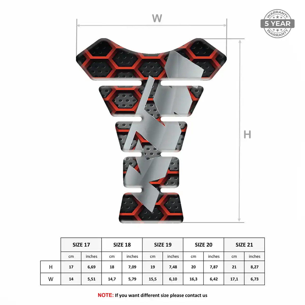 KTM Tank Pad Fuse Motorcycle Signature Grade