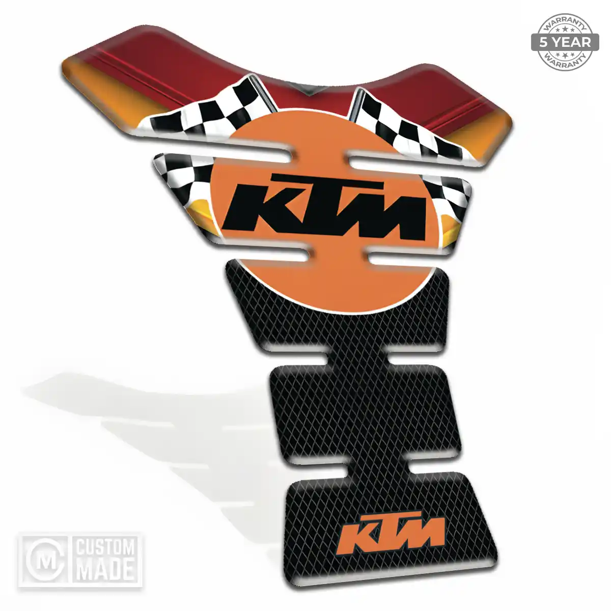 KTM Tank Pad Guard Elite Finish