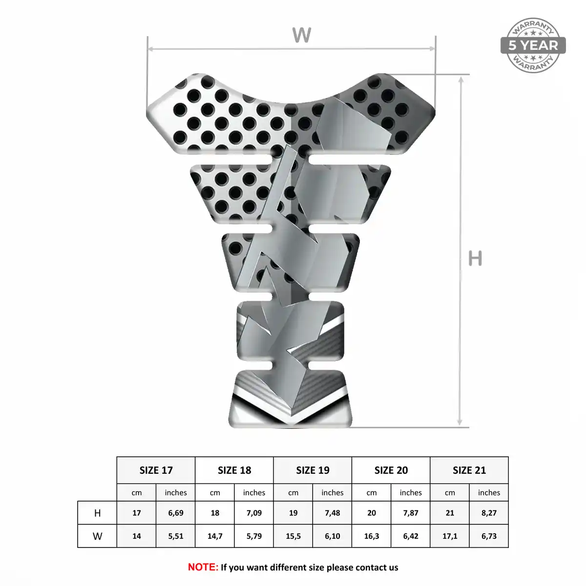 KTM Tank Pad Guard Motorbike Prestige Line