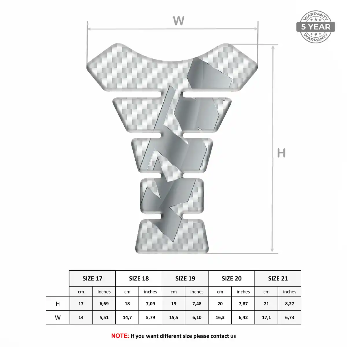 KTM Tank Pad Guard Motorcycle Superior Craft
