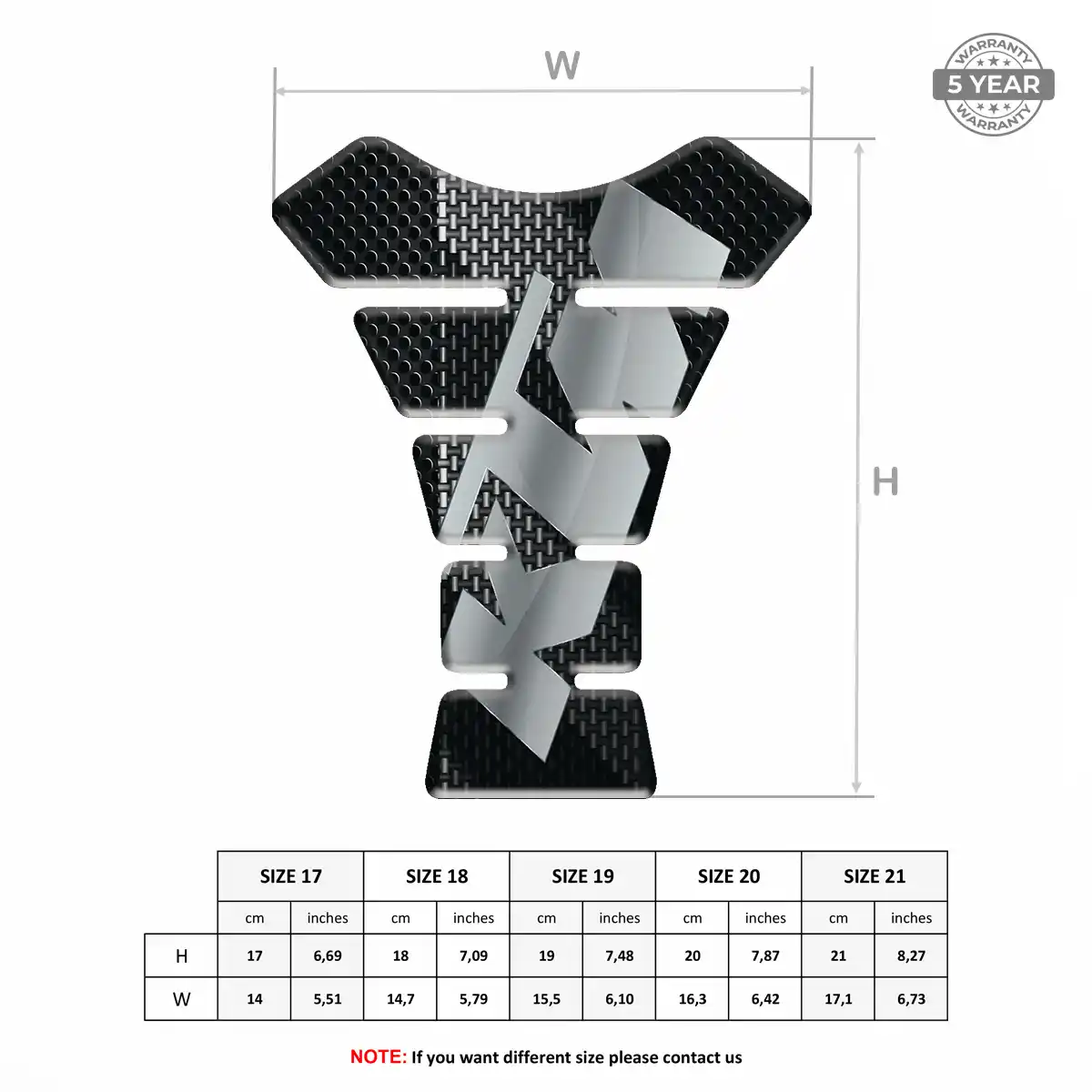 KTM Tank Pad Guard Prestige Line