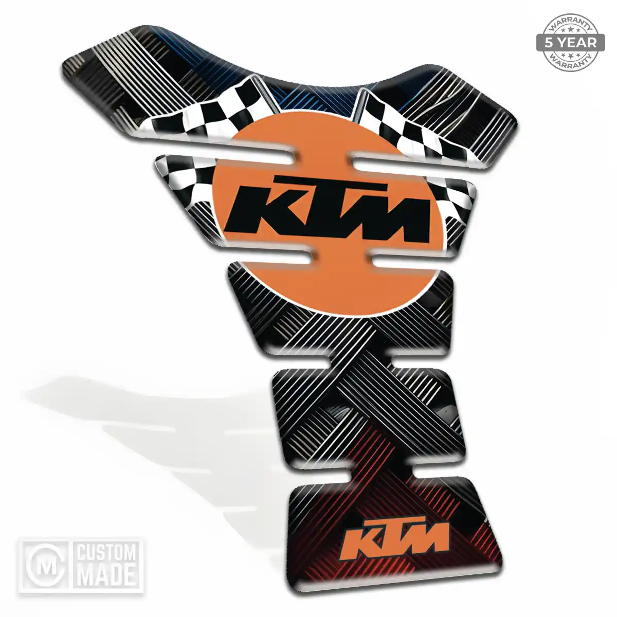 KTM Tank Pad Guard Refined Design