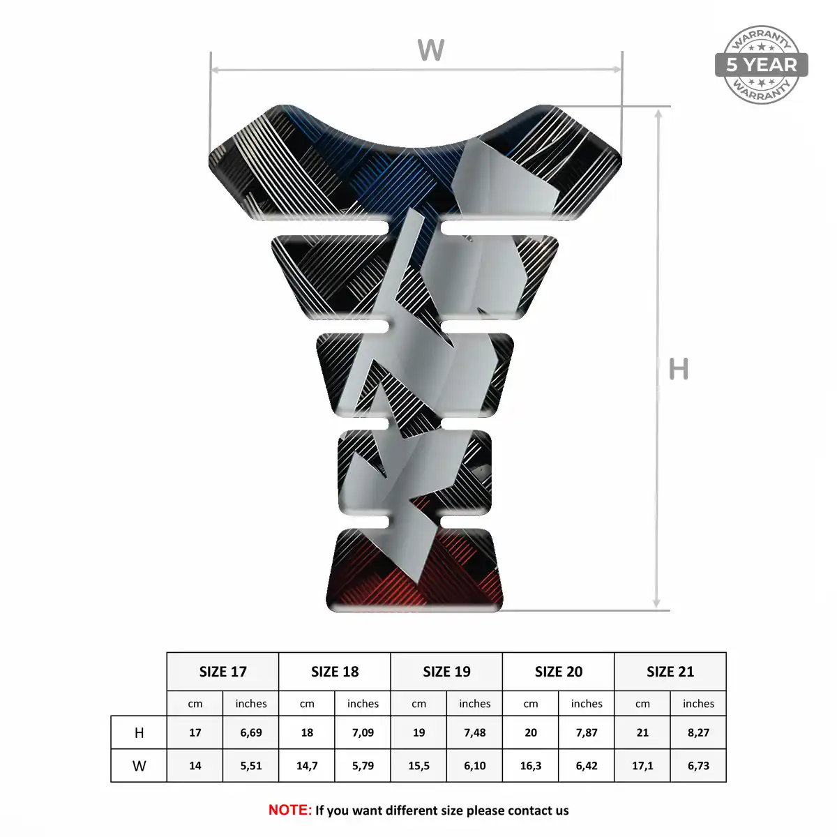 KTM Tank Pad Motorcycle Signature Grade