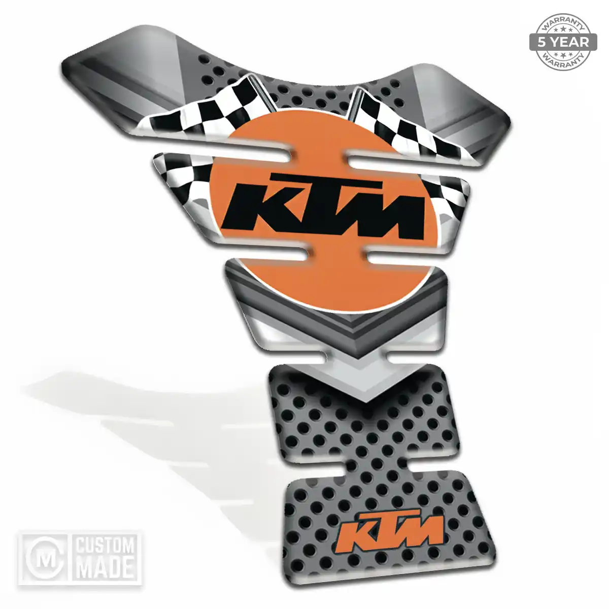 KTM Tank Pads Fuse Motorcycle Elite Finish