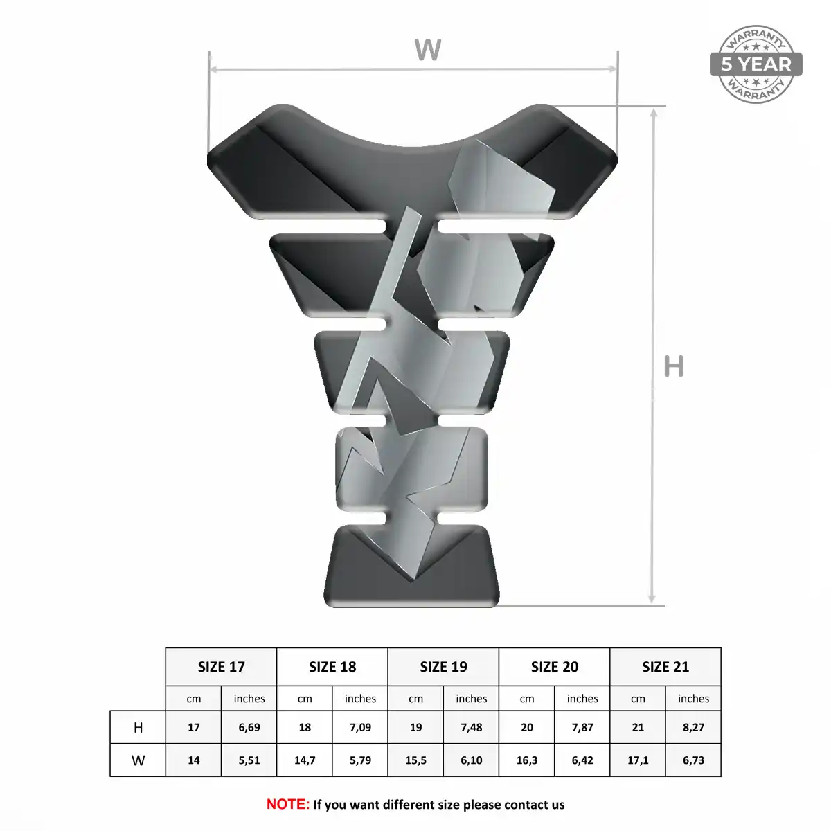 KTM Tank Pads Fuse Motorcycle Prestige Line