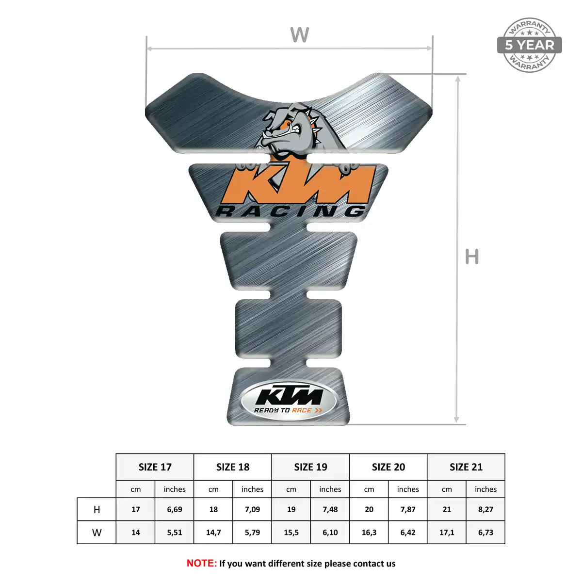 KTM Tank Pads Fuse Motorcycle Refined Design