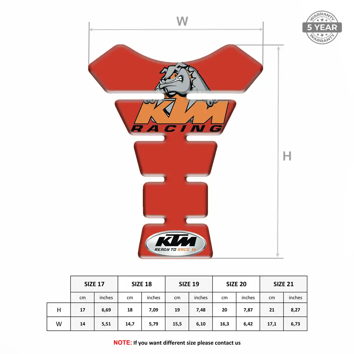 KTM Tank Pads Fuse Refined Design