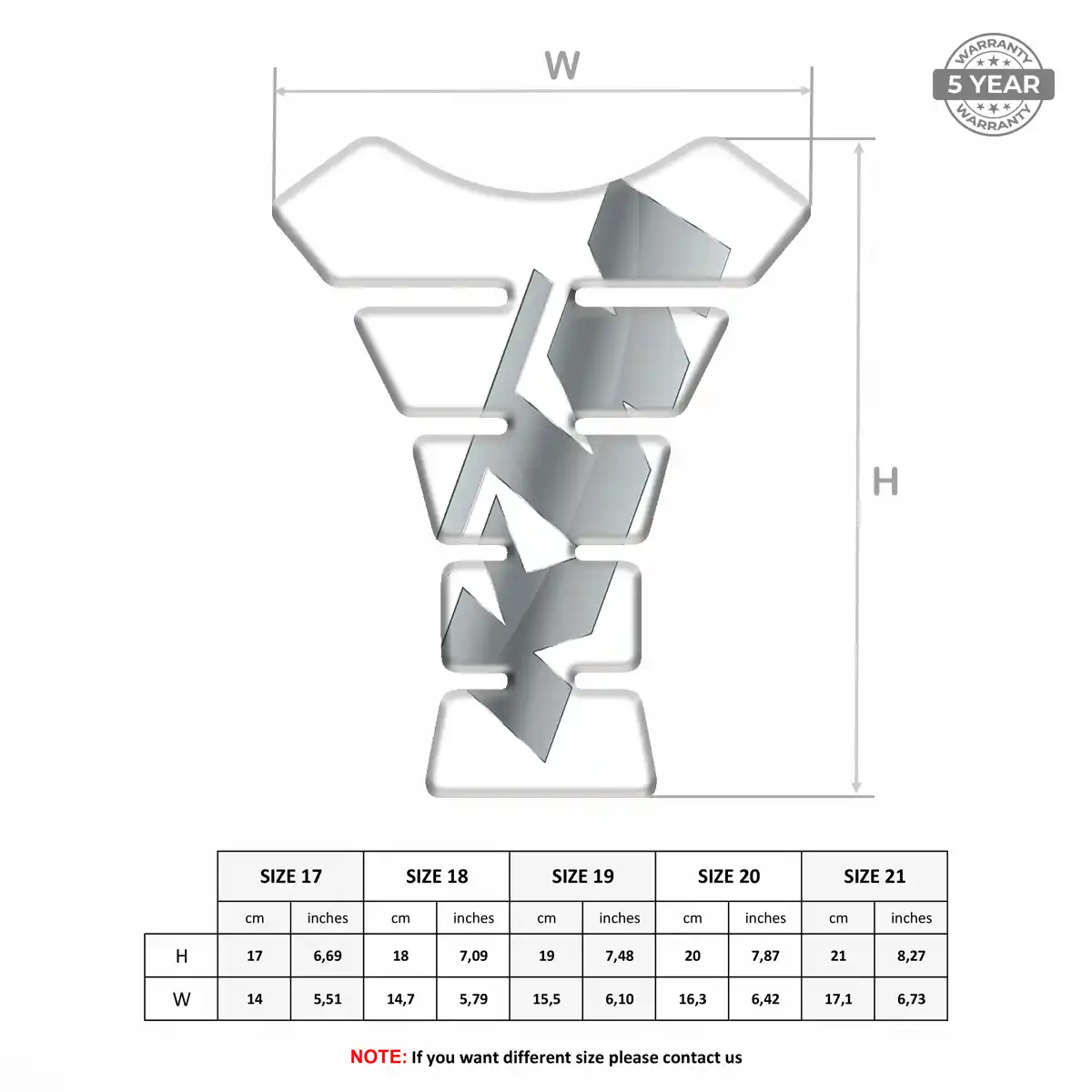 KTM Tank Pads Guards Motorbike Elite Finish
