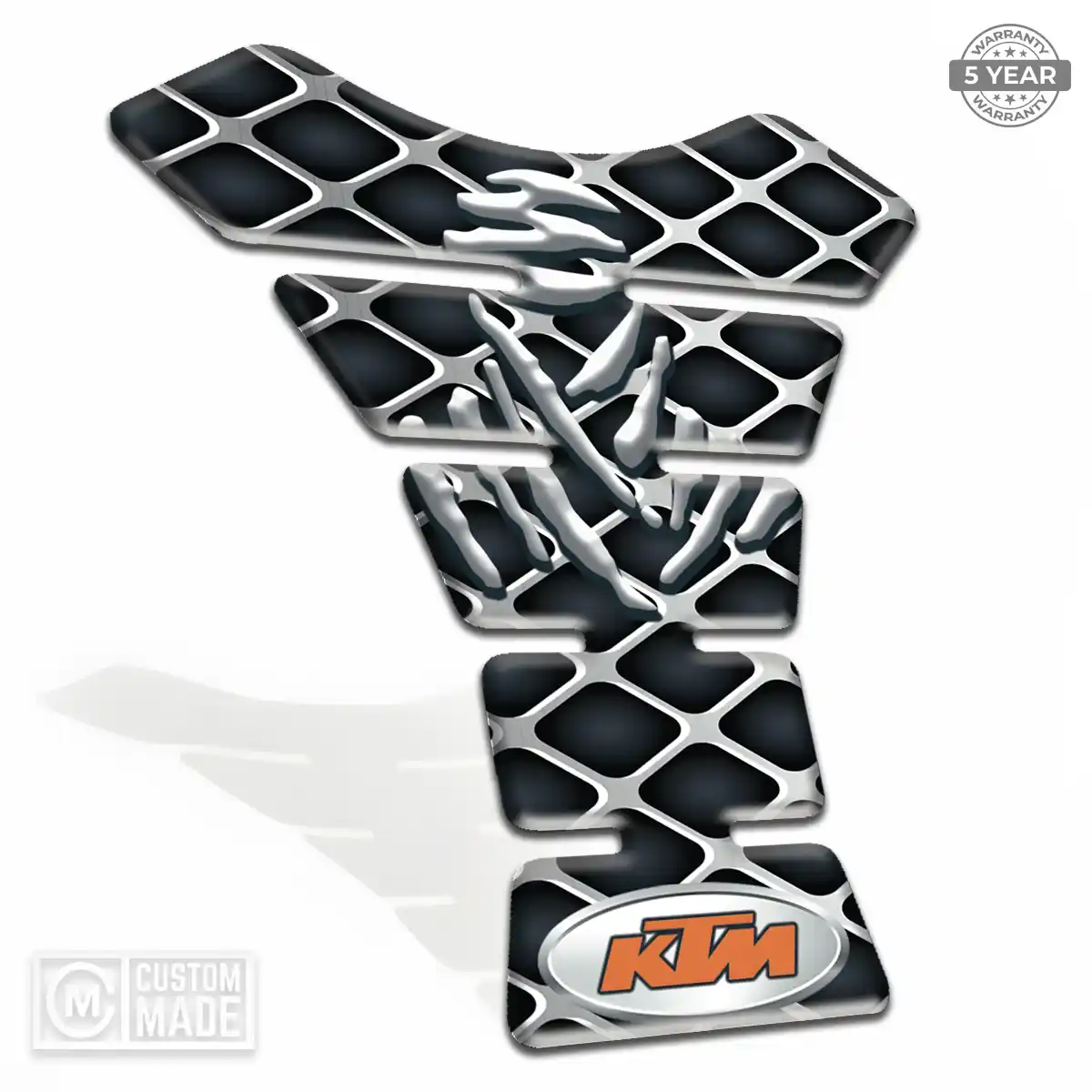 KTM Tank Pads Guards Motorcycle Sleek Style
