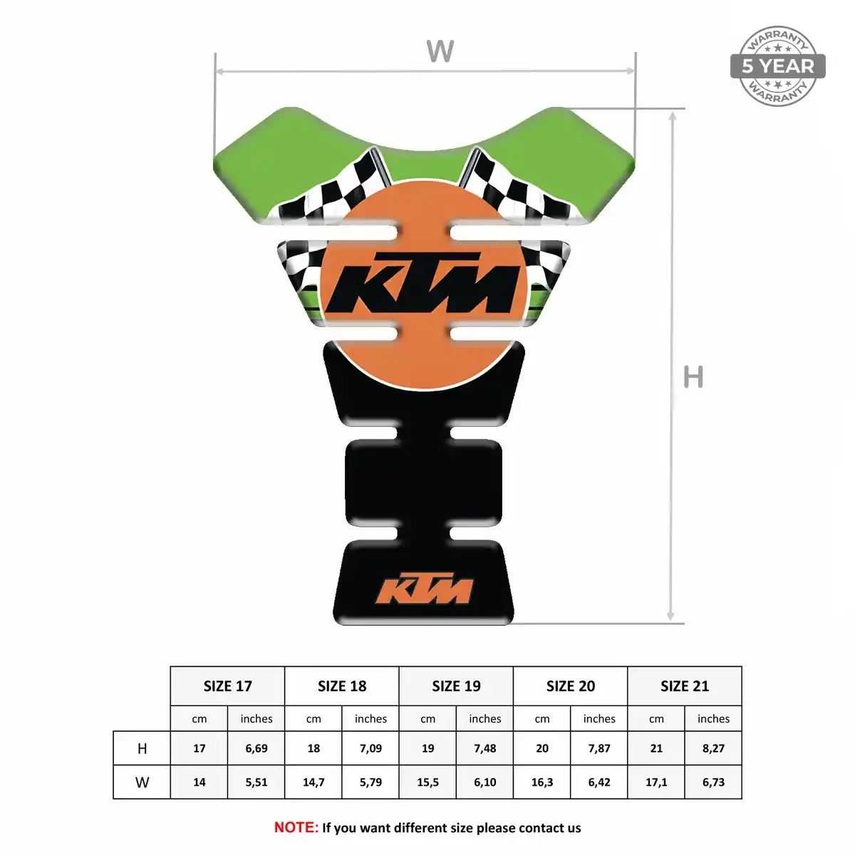 KTM Tank Pads Motorcycle Prime Quality