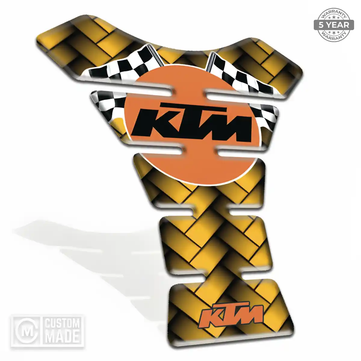 KTM Tank Pads Motorcycle Sleek Style