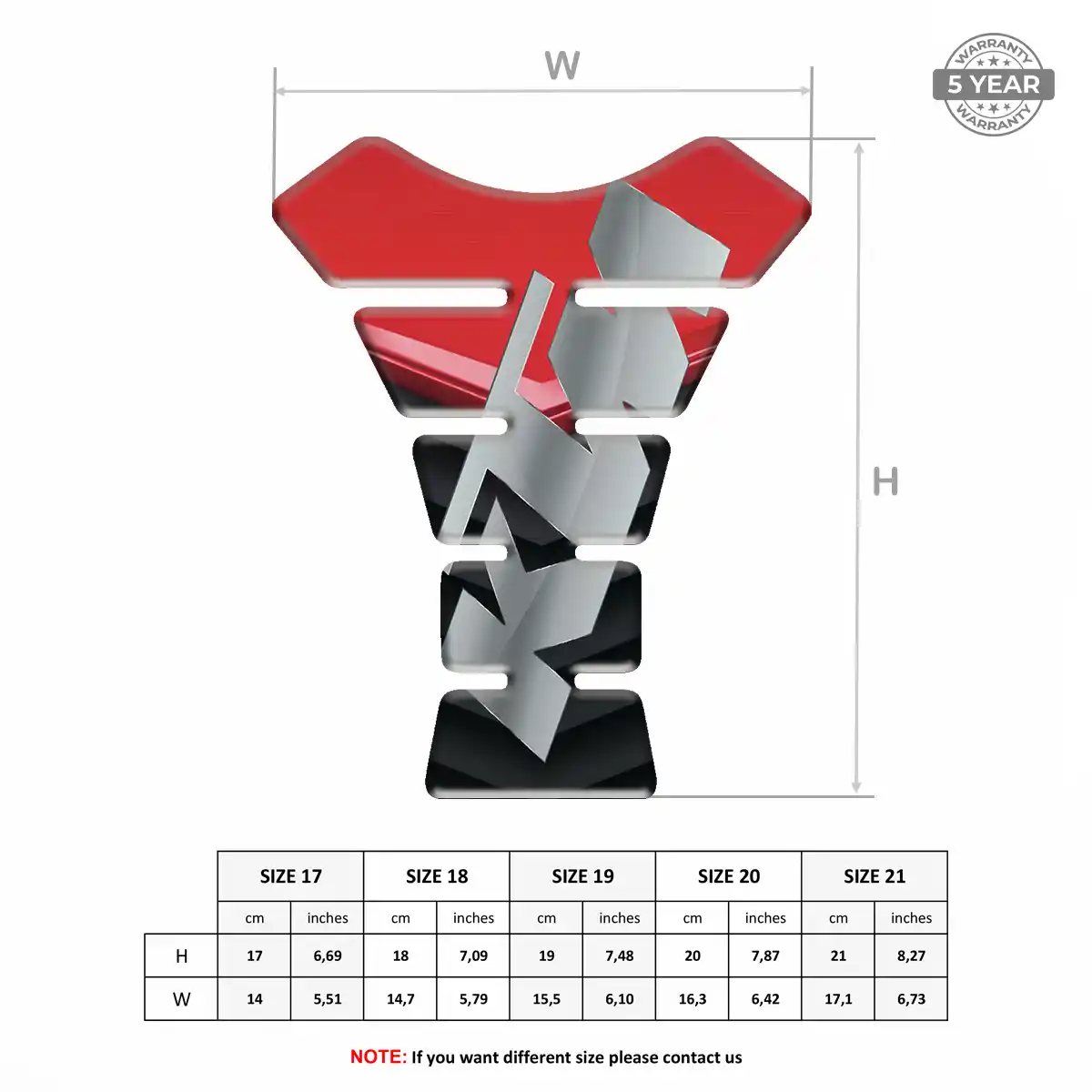 KTM Tank Pads Protector Motorbike Prestige Line