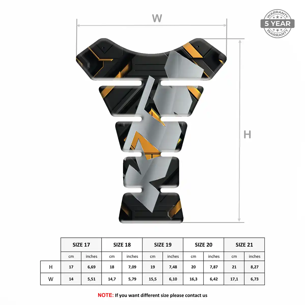KTM Tank Pads Protector Motorcycle Elite Finish