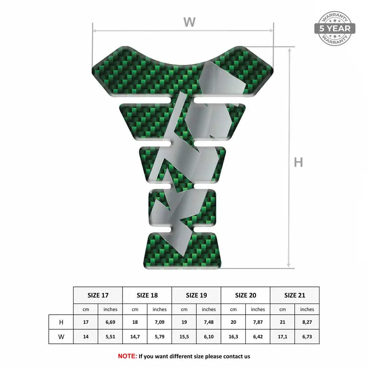 KTM Tank Pads Protector Superior Craft