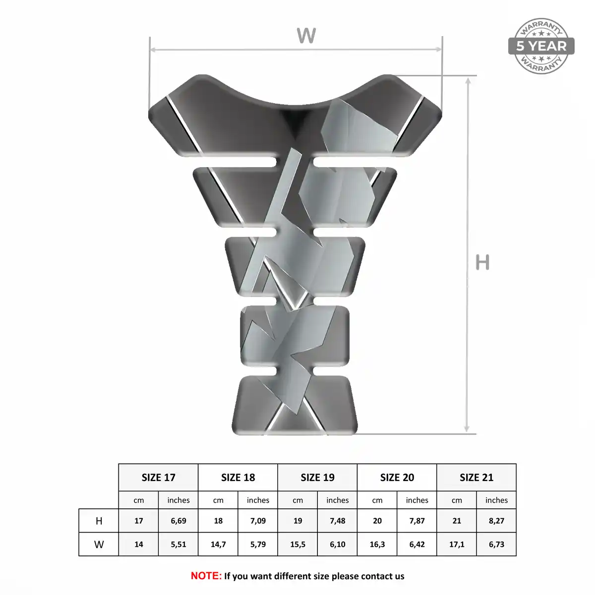 KTM Tank Protector Fuse Elite Finish