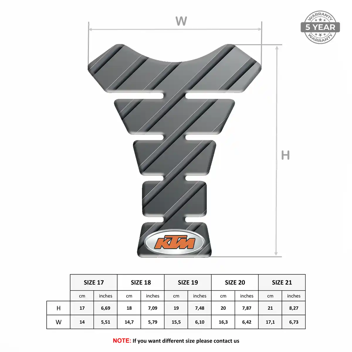 KTM Tank Protector Fuse Prestige Line