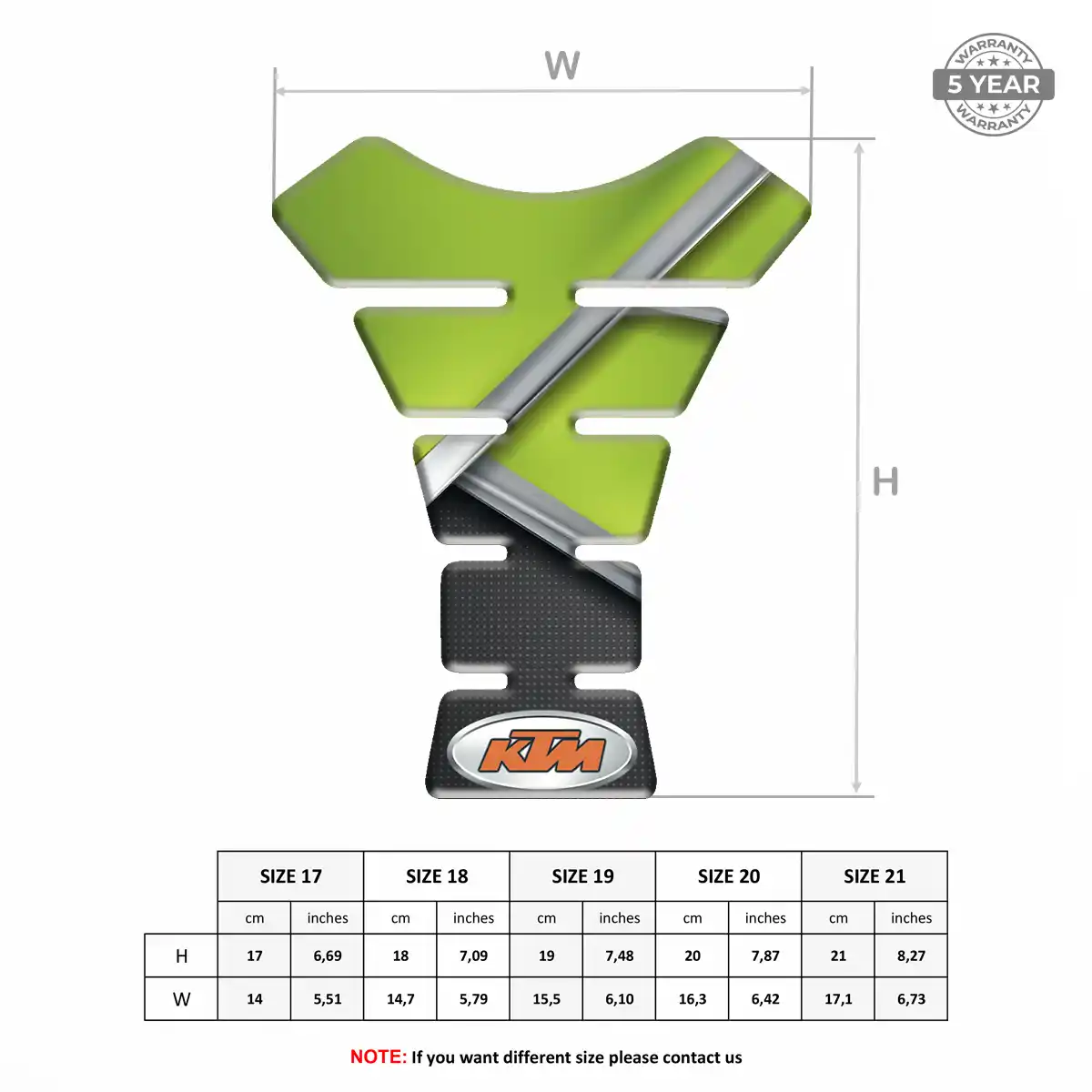 KTM Tank Protector Fuse Sleek Style