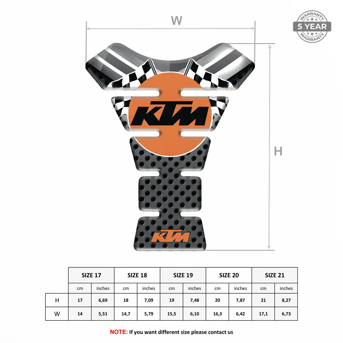 KTM Tank Protector Fuse Superior Craft
