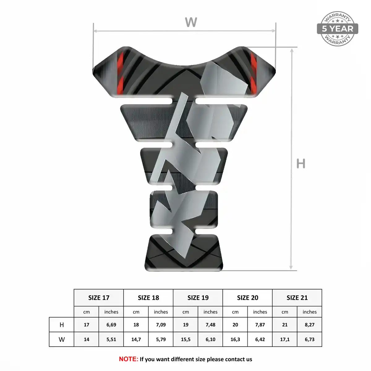 KTM Tank Protector Guard Motorcycle Elite Finish