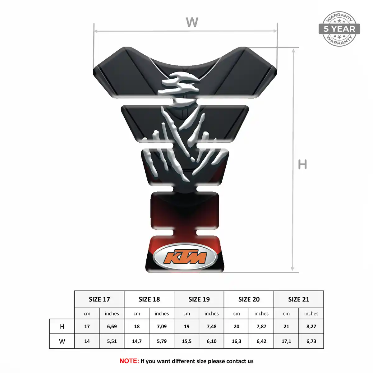 KTM Tank Protector Guard Prestige Line