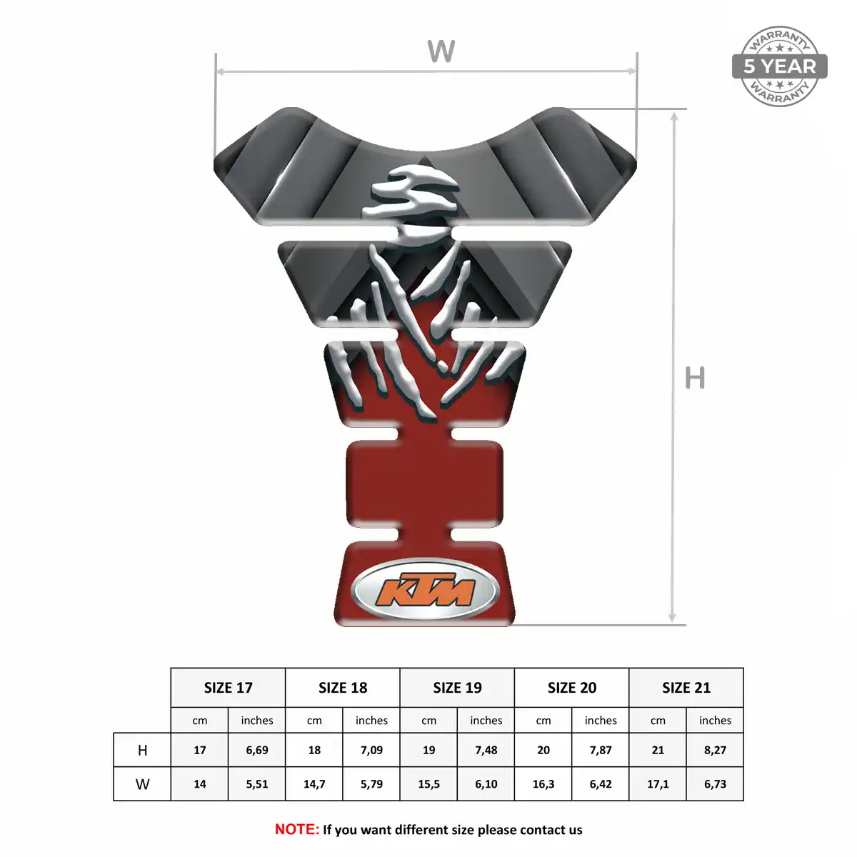 KTM Tank Protector Guards Motorbike Prime Quality