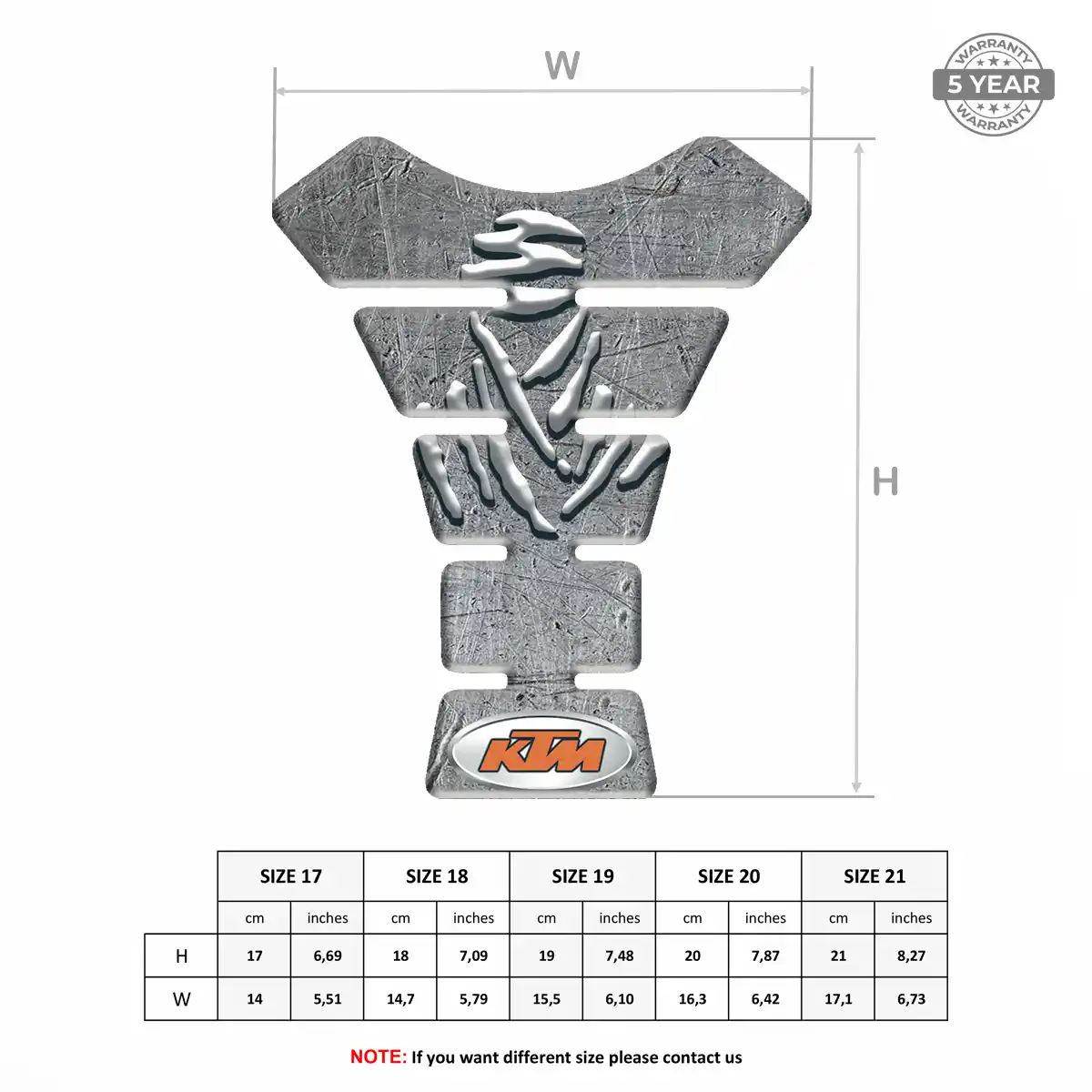 KTM Tank Protector Guards Signature Grade