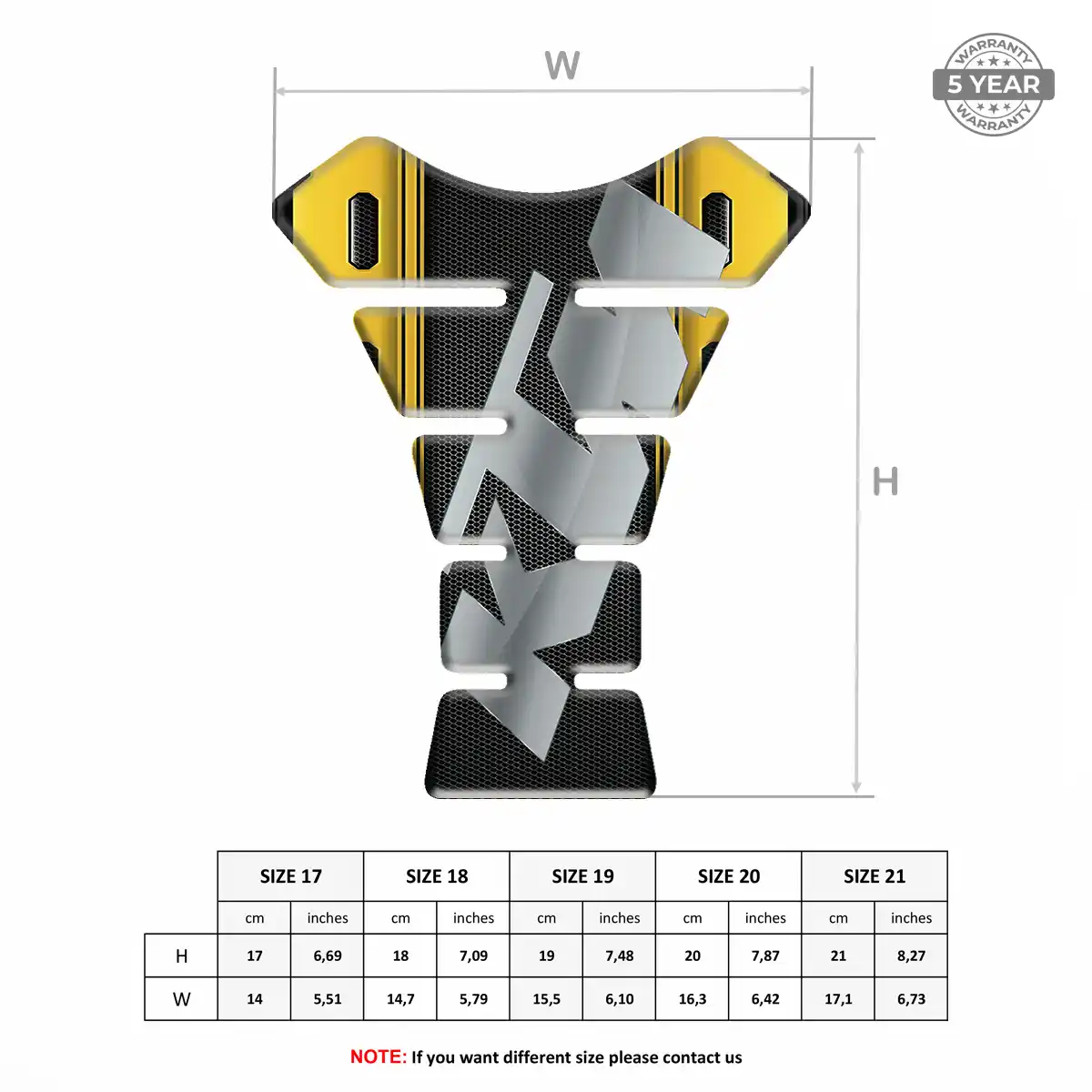 KTM Tank Protector Pad Motorbike Superior Craft