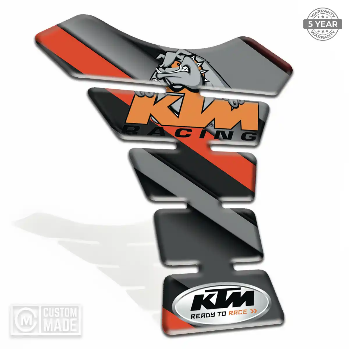 KTM Tank Protector Pads Elite Finish