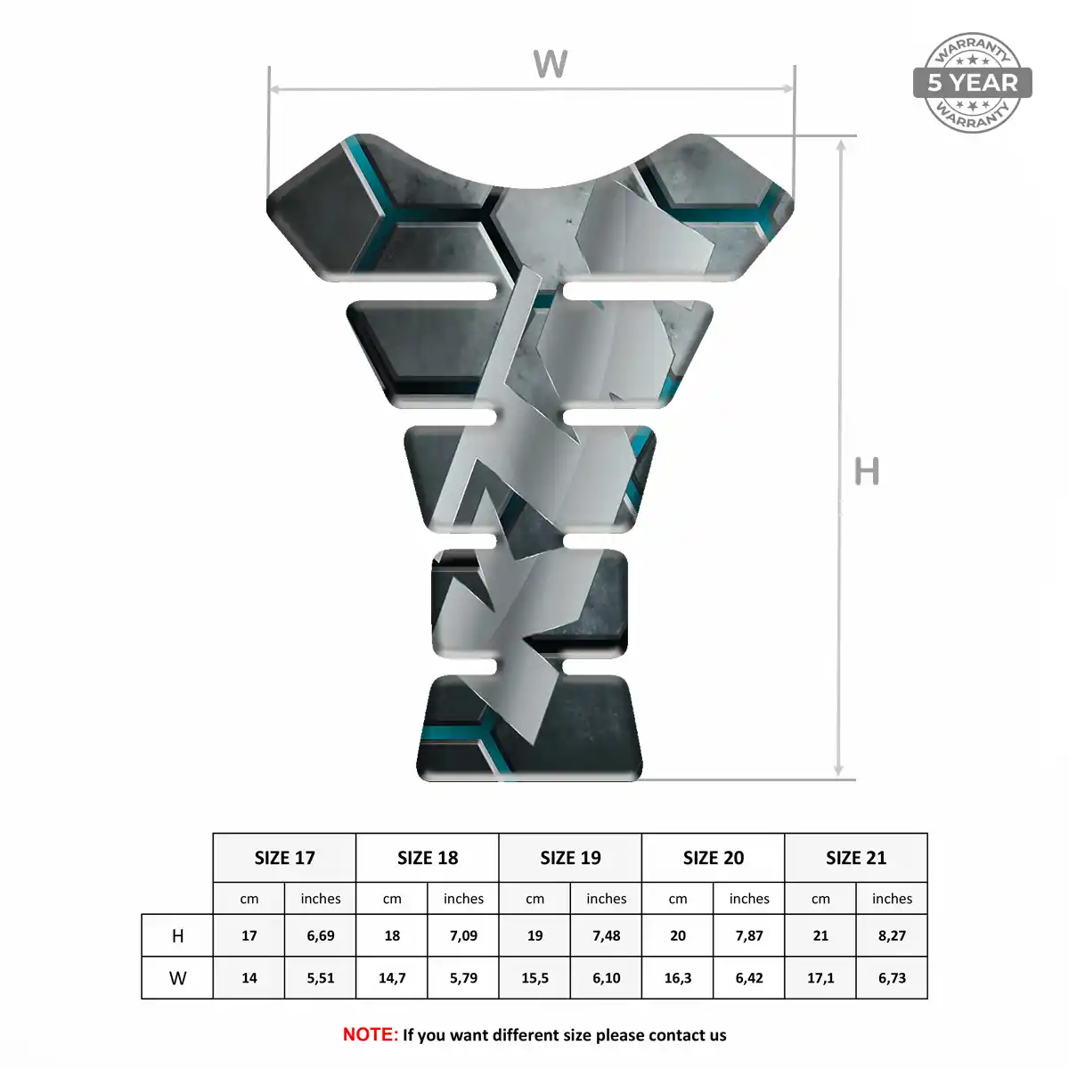 KTM Tank Protector Pads Motorcycle Prestige Line