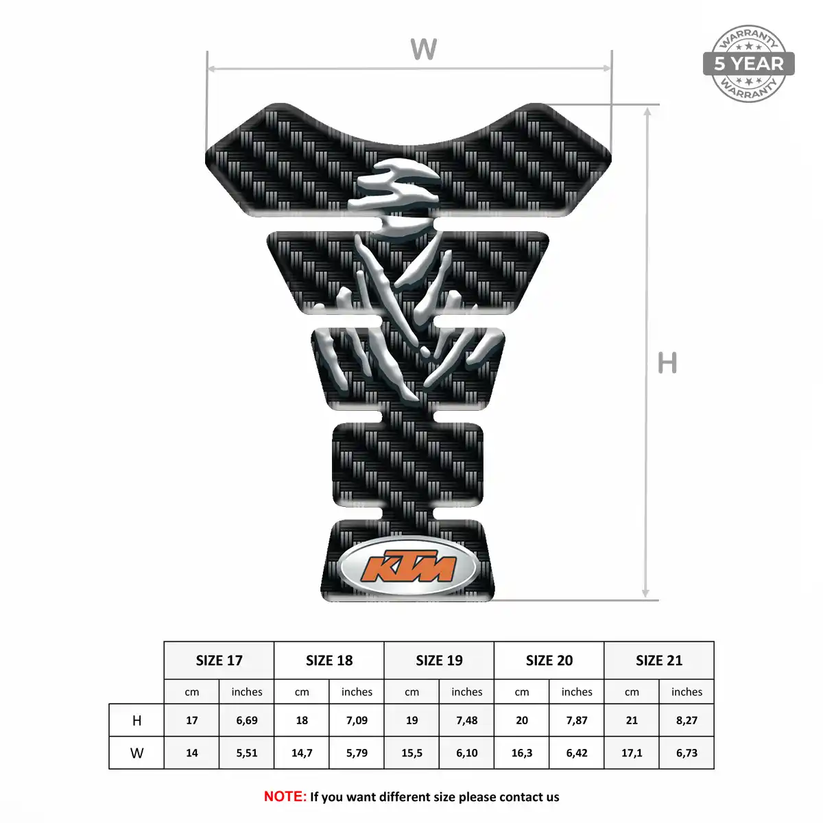 KTM Tank Protector Prestige Line