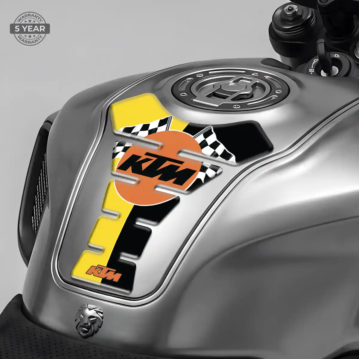 KTM Tank Sticker Refined Design