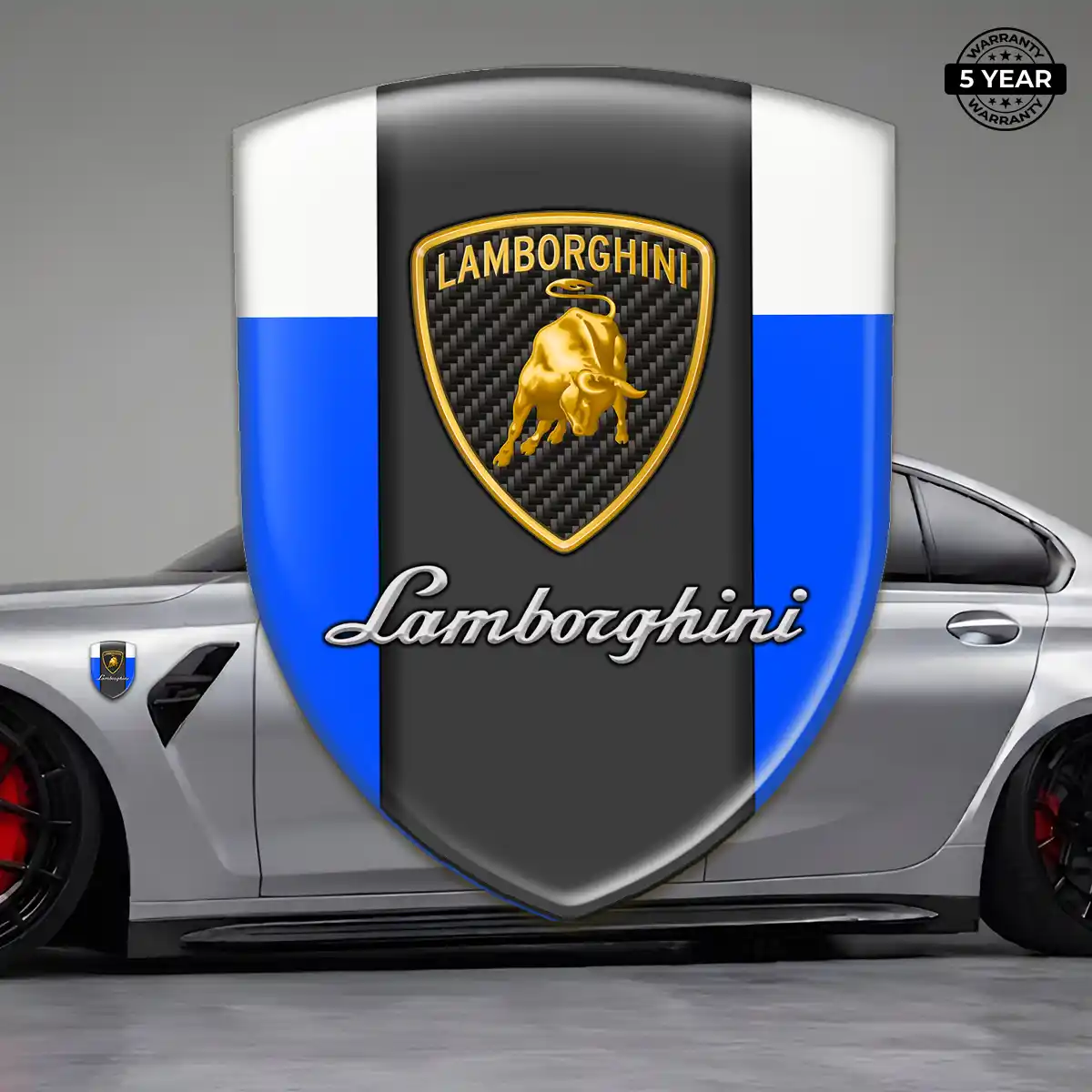 Lamborghini 3D Emblem Sticker Elite Finish